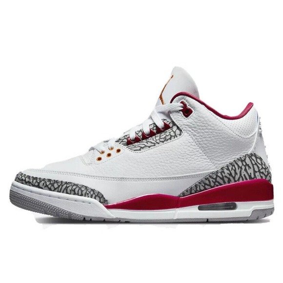 Nike Air Jordan 3 Retro Cardinal Red 2022 Mens 10.5 CT8532-126 New In Box DS - Picture 2 of 9